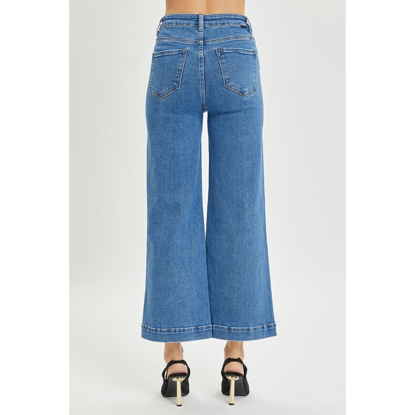 RISEN Full Size High Rise Wide Leg Jeans