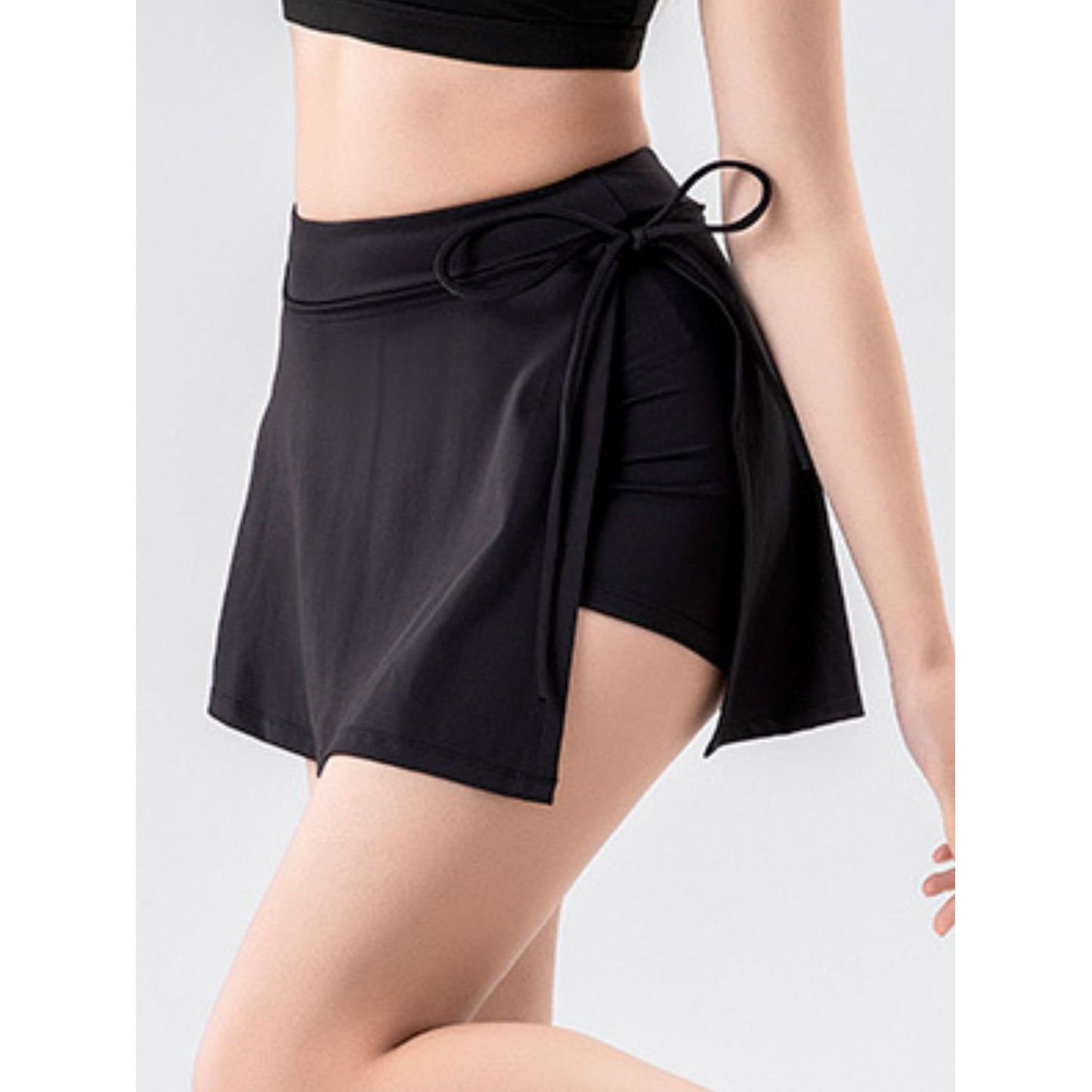 High Waist Active Skort with Pockets