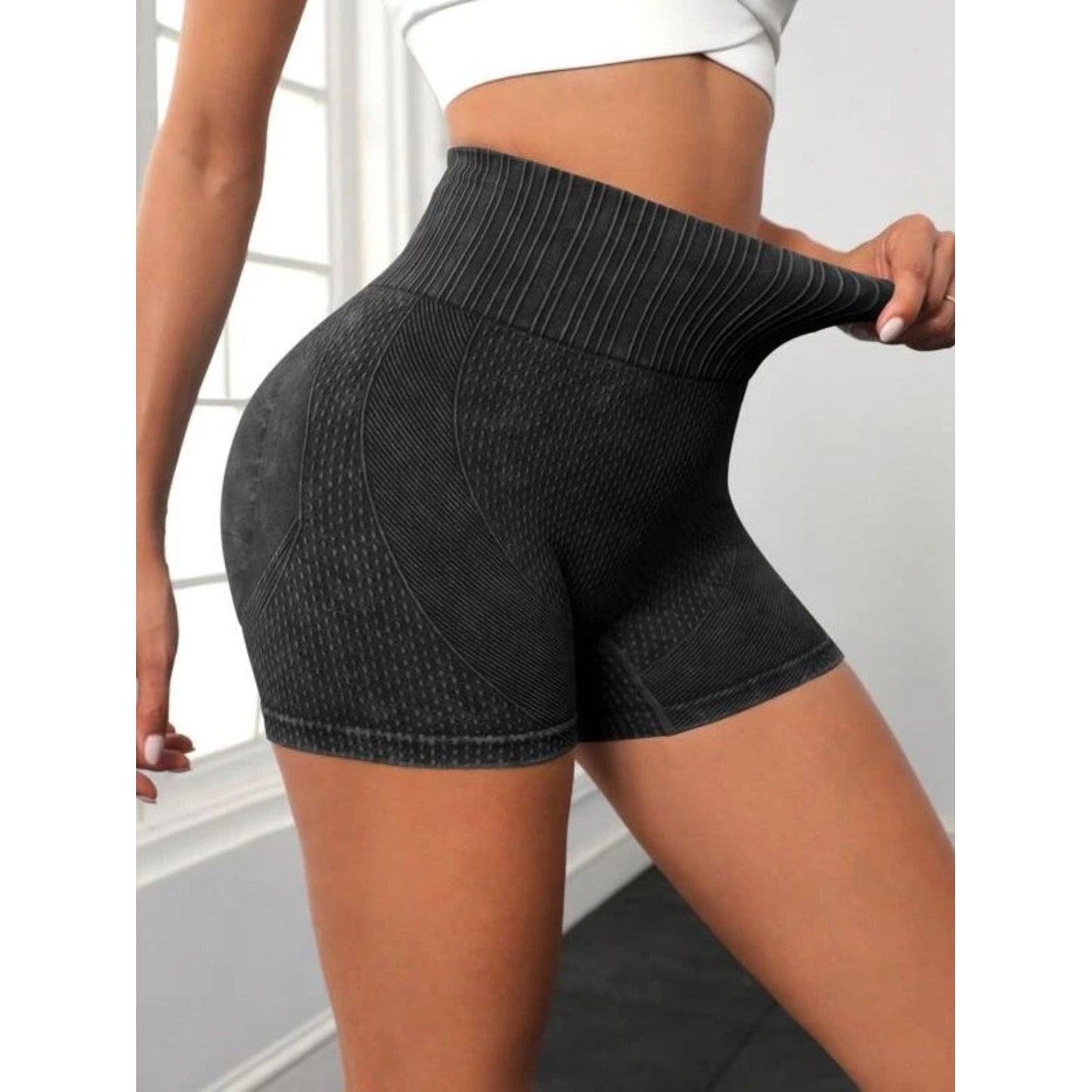 High Waist Active Shorts