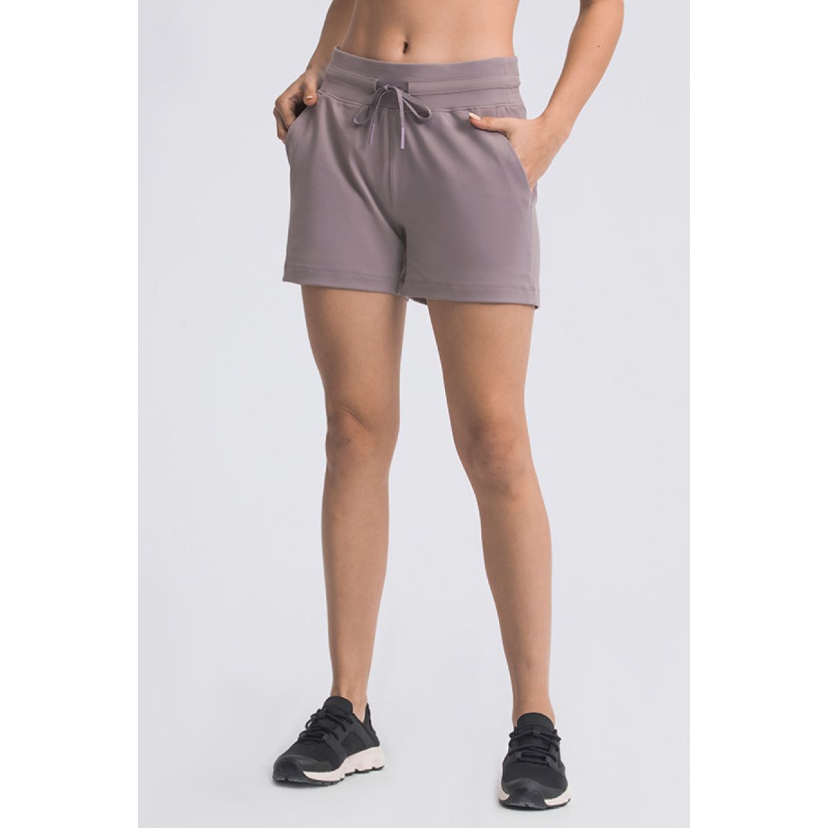 Waist Tie Active Shorts