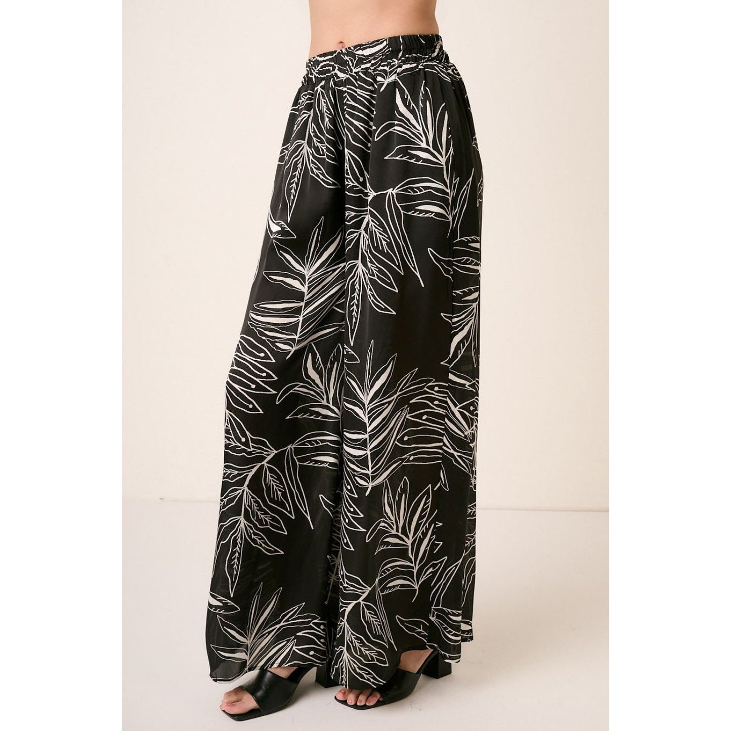 Mittoshop Printed Wide Leg Pants