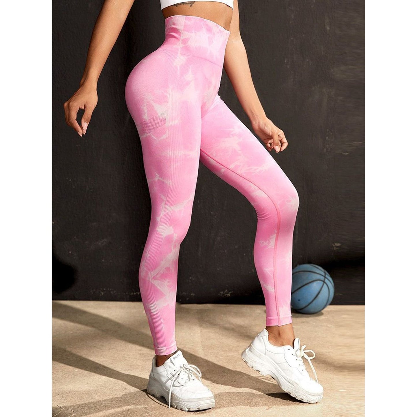 Tie-Dye High Waist Active Leggings