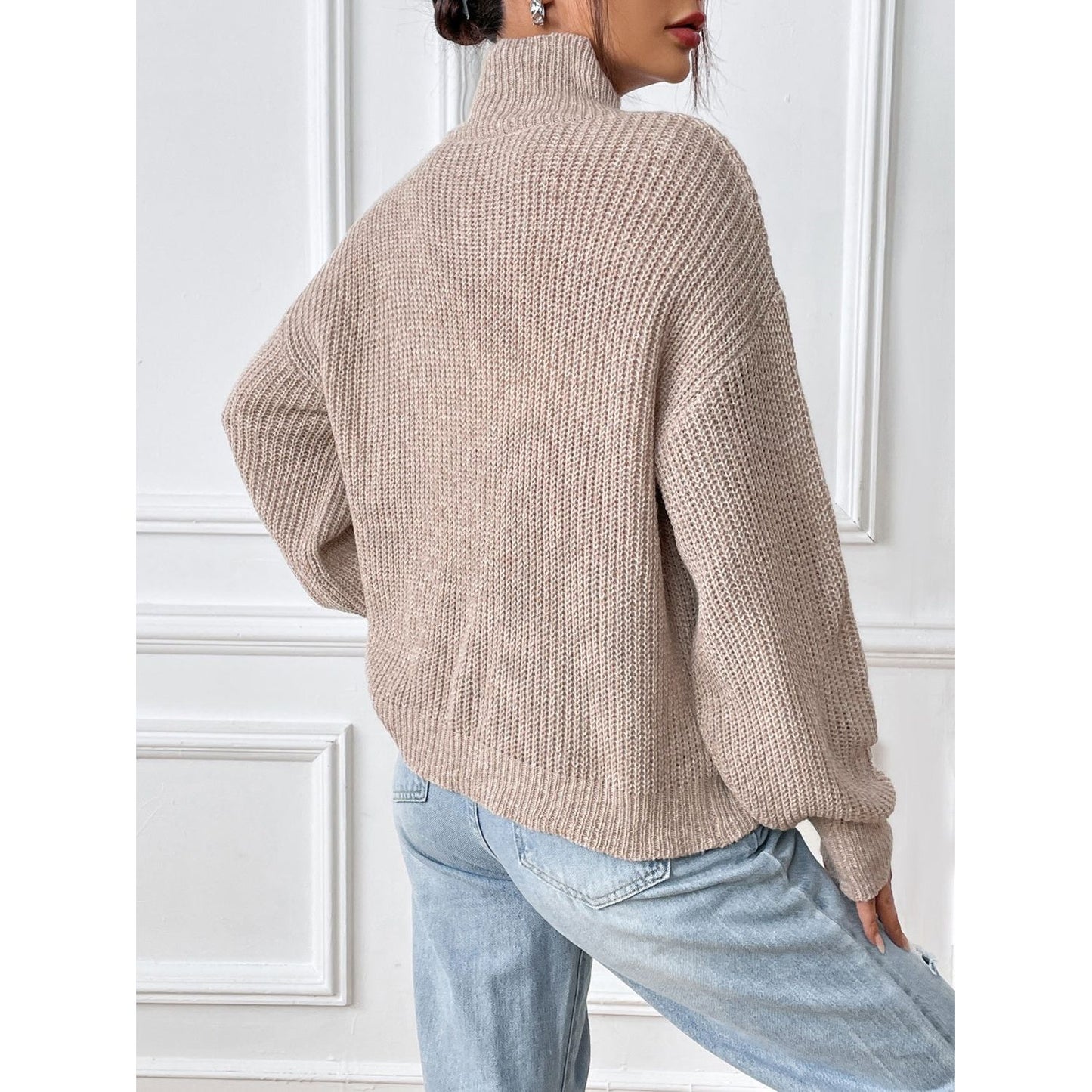 Turtleneck Long Sleeve Sweater