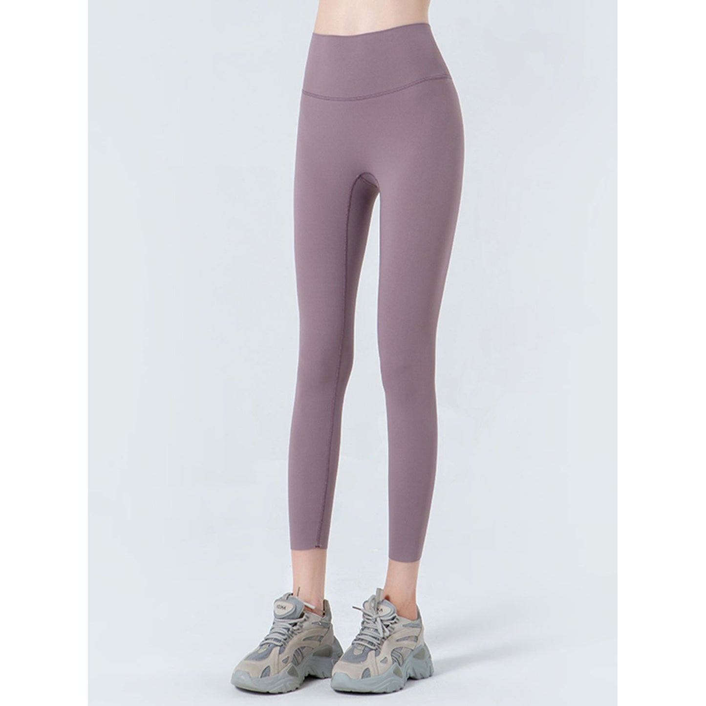 Wide Waistband Cropped Sports Leggings