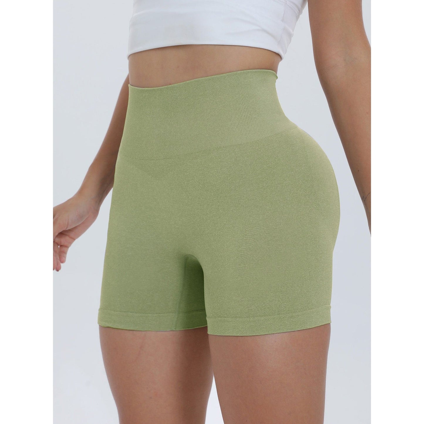 High Waist Active Shorts