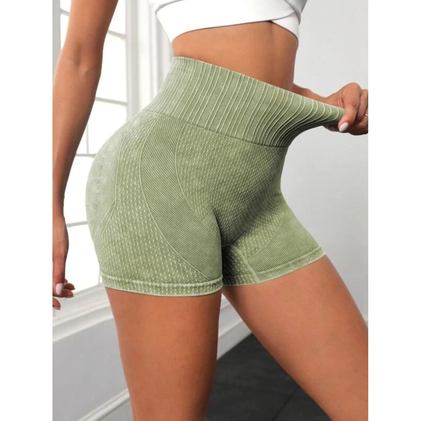 High Waist Active Shorts