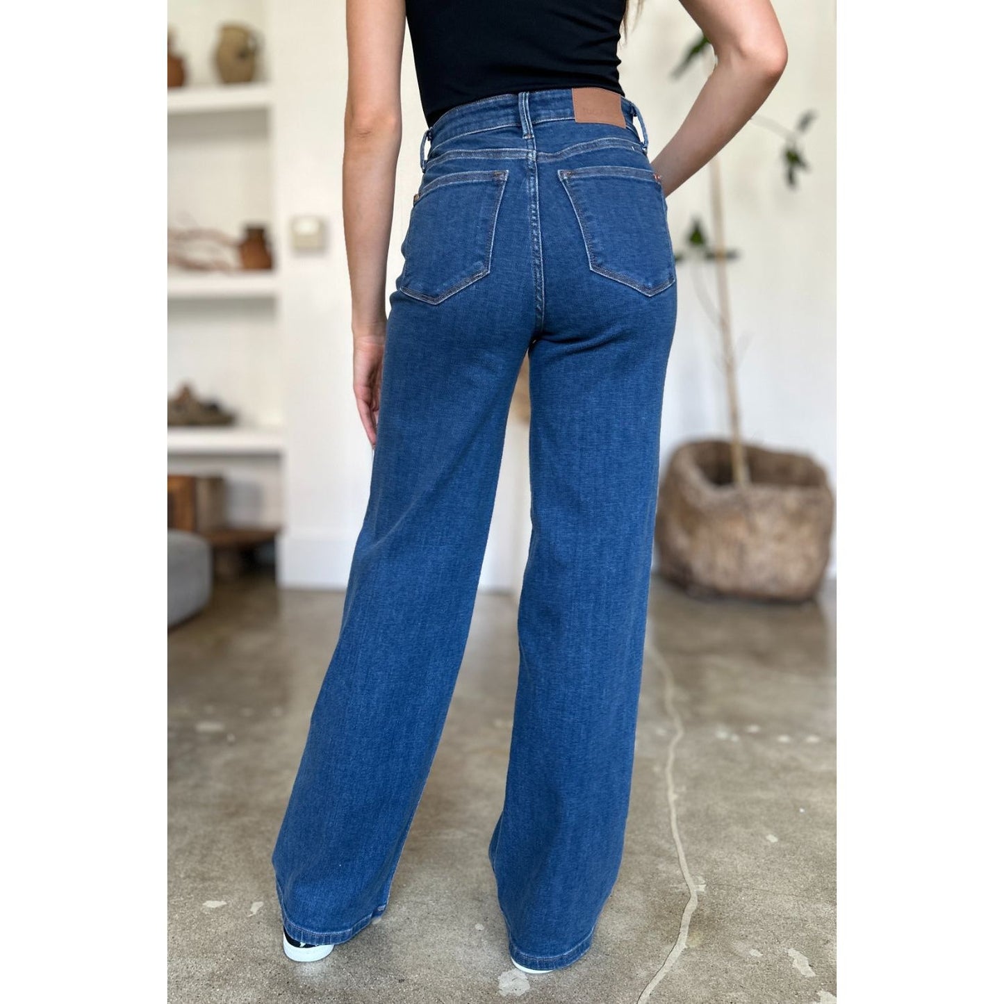 Judy Blue Full Size High Rise Straight Jeans