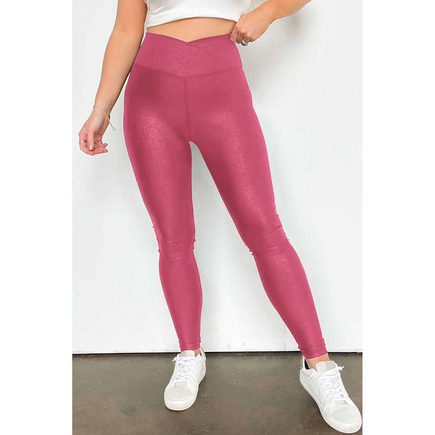 Solid High Waist Leggings