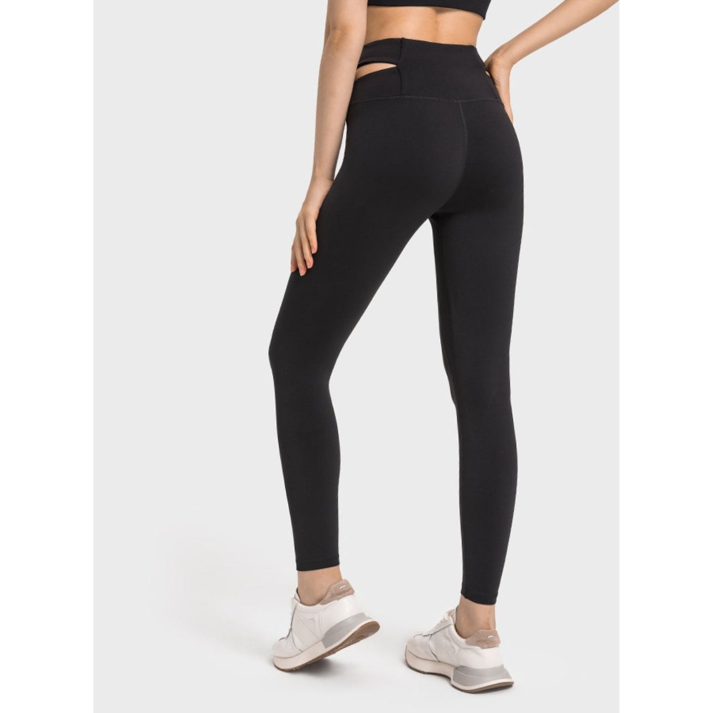 Crisscross Cutout Sports Leggings