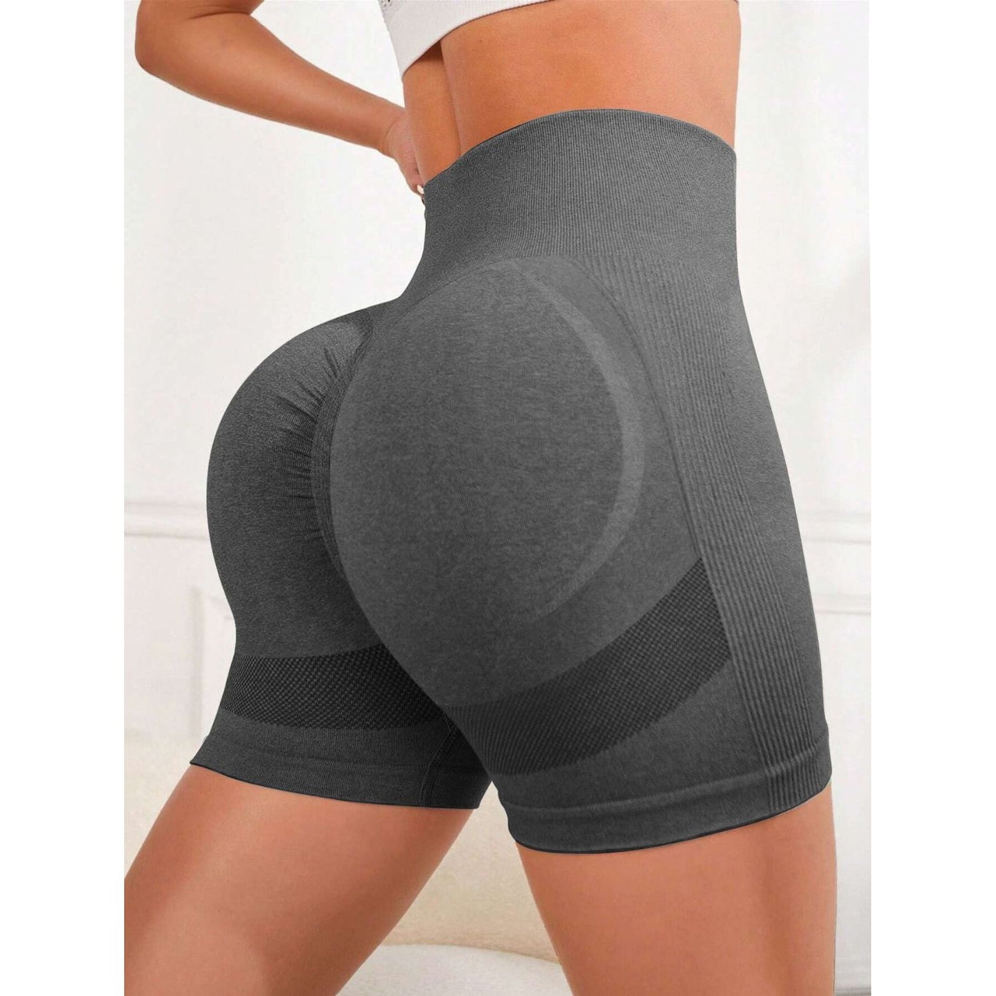 High Waist Active Shorts