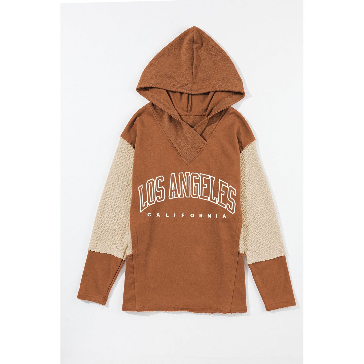 Letter Graphic Long Sleeve Hoodie