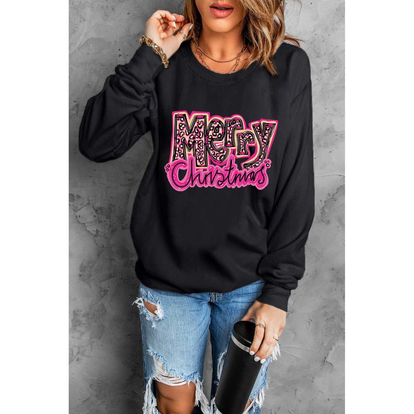 MERRY CHRISTMAS Long Sleeve Sweatshirt