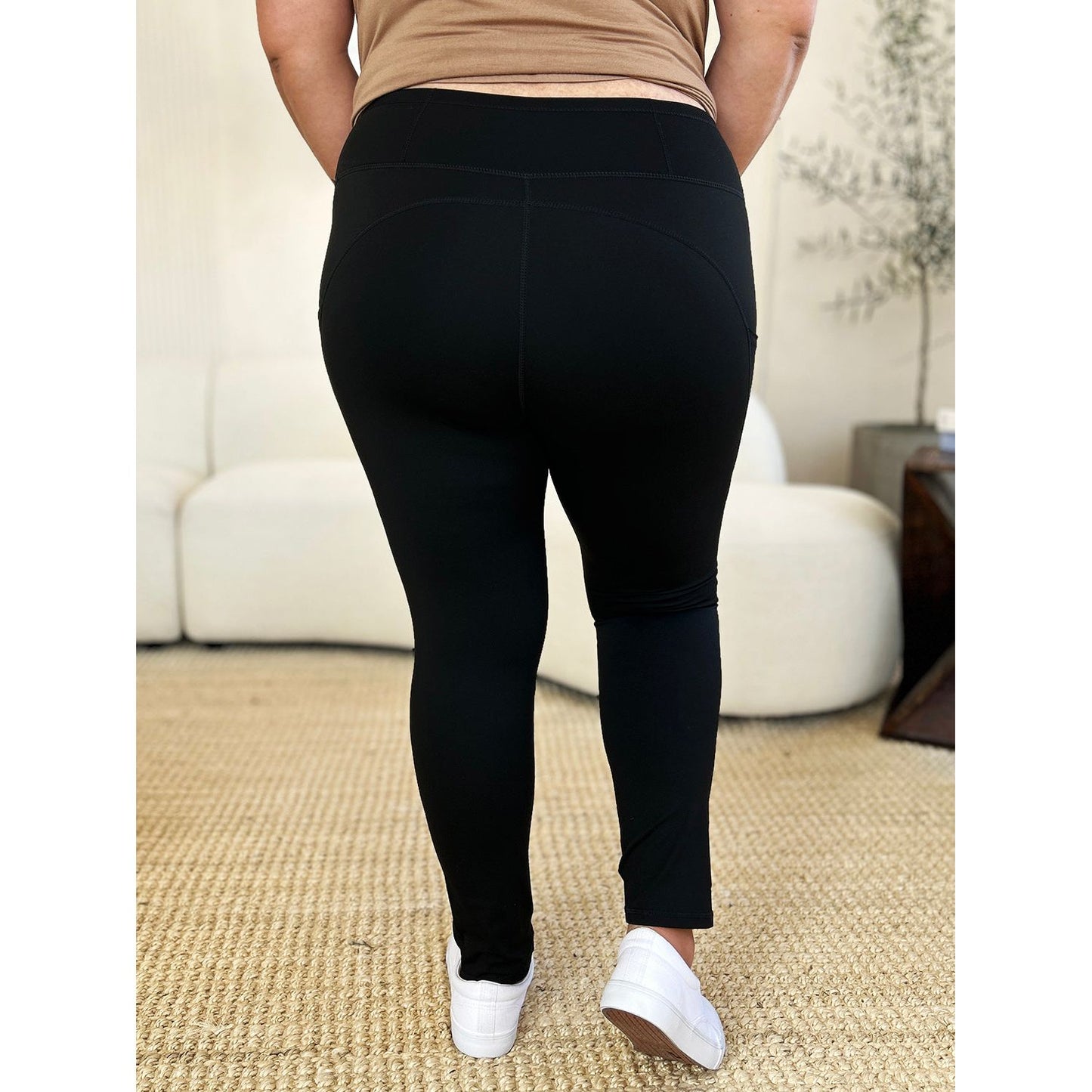 Wide Waistband Sports Leggings