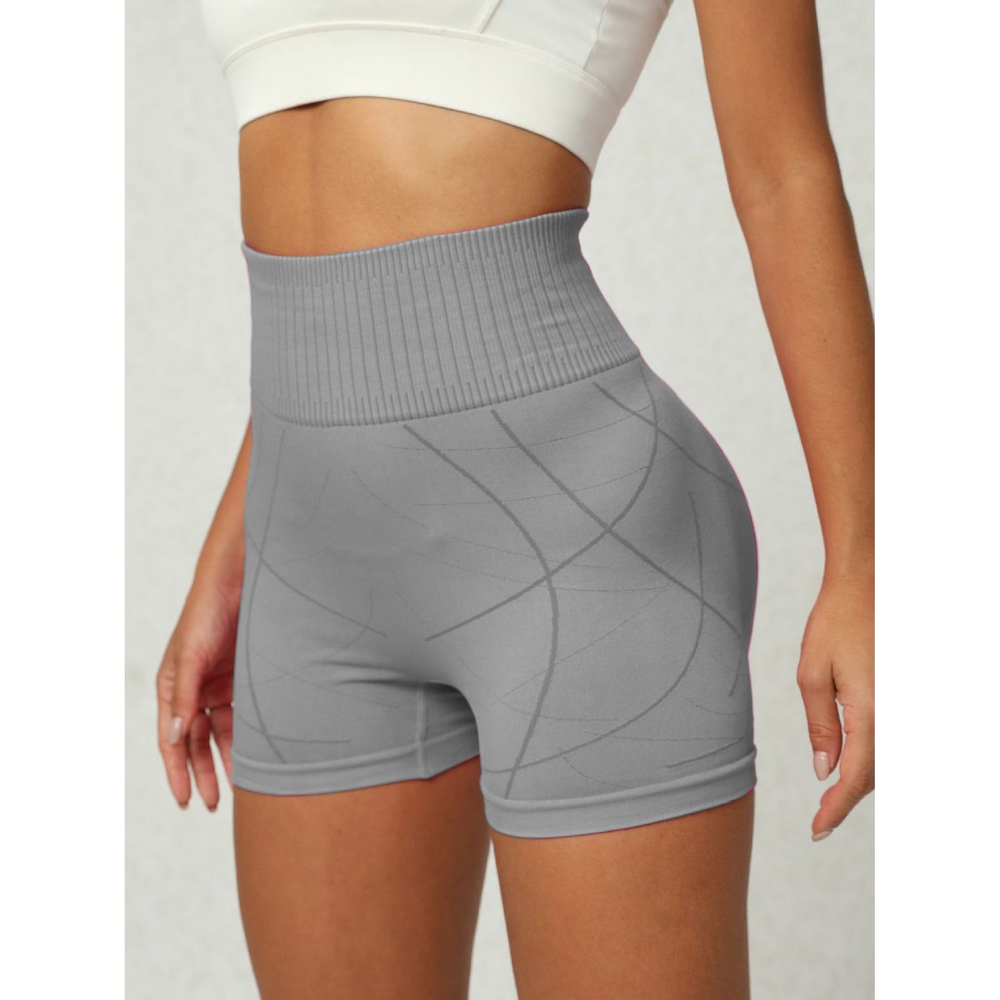 High Waist Active Shorts