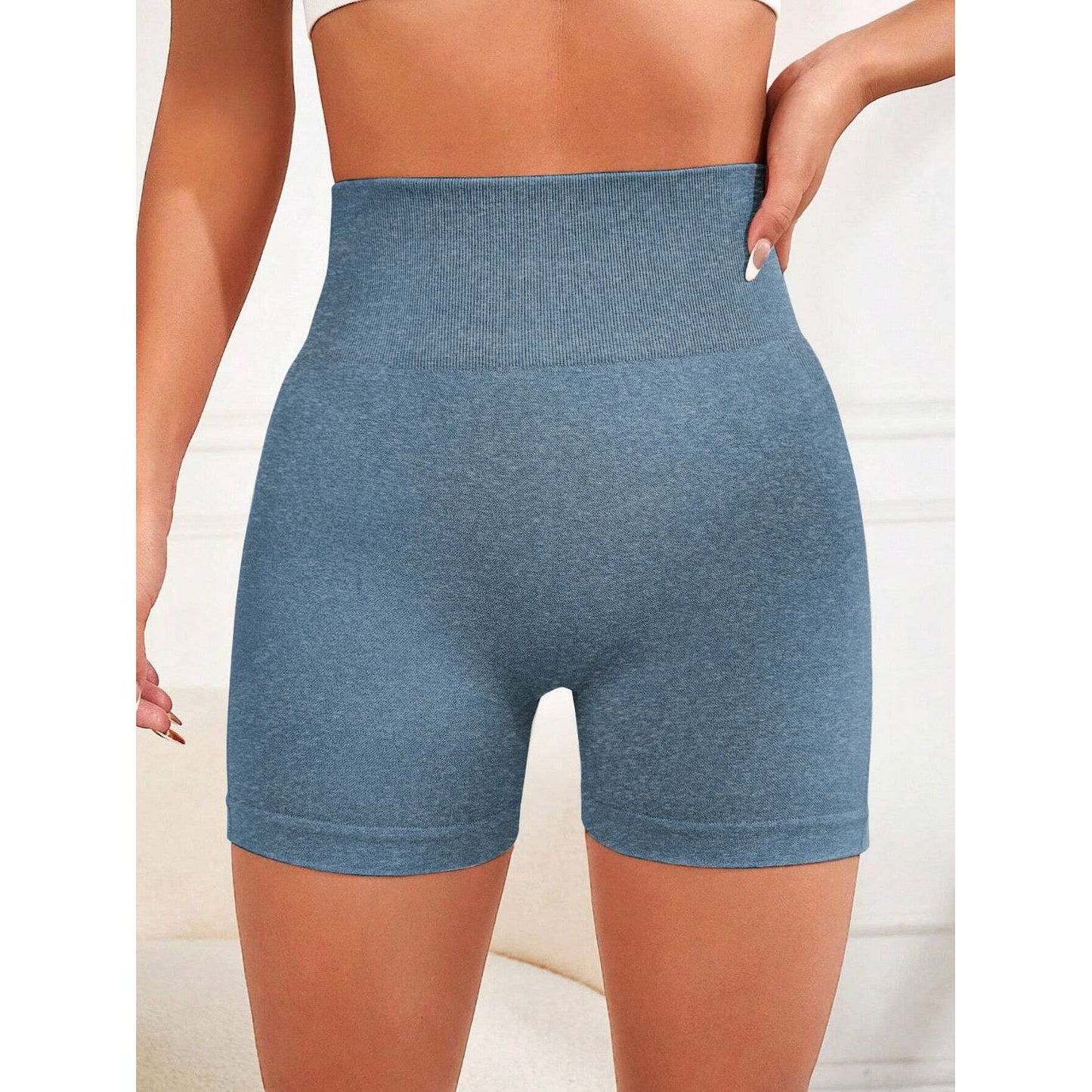 High Waist Active Shorts