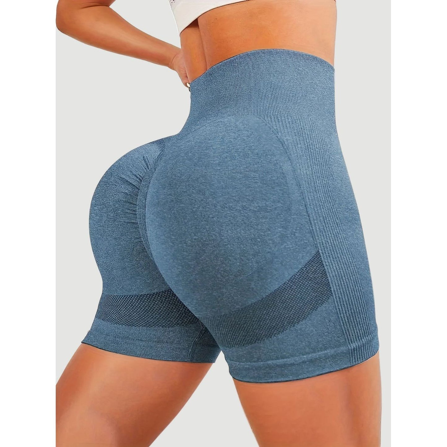 High Waist Active Shorts