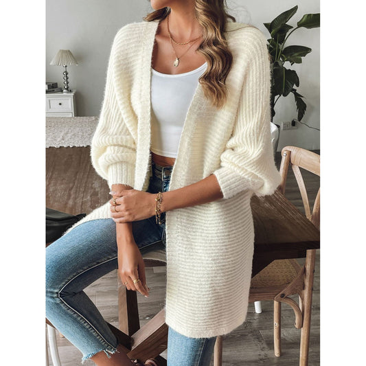 Open Front Long Sleeve Cardigan