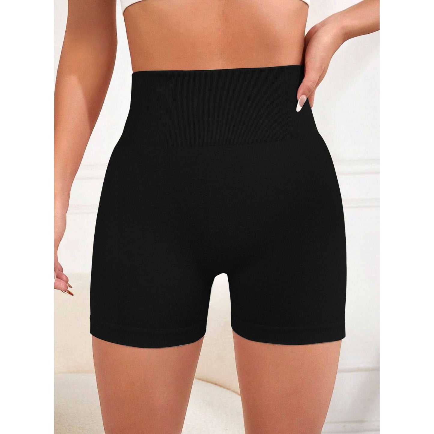 High Waist Active Shorts