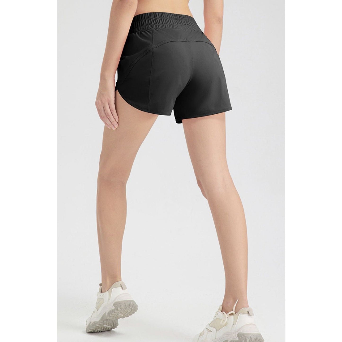 Elastic Waist Active Shorts