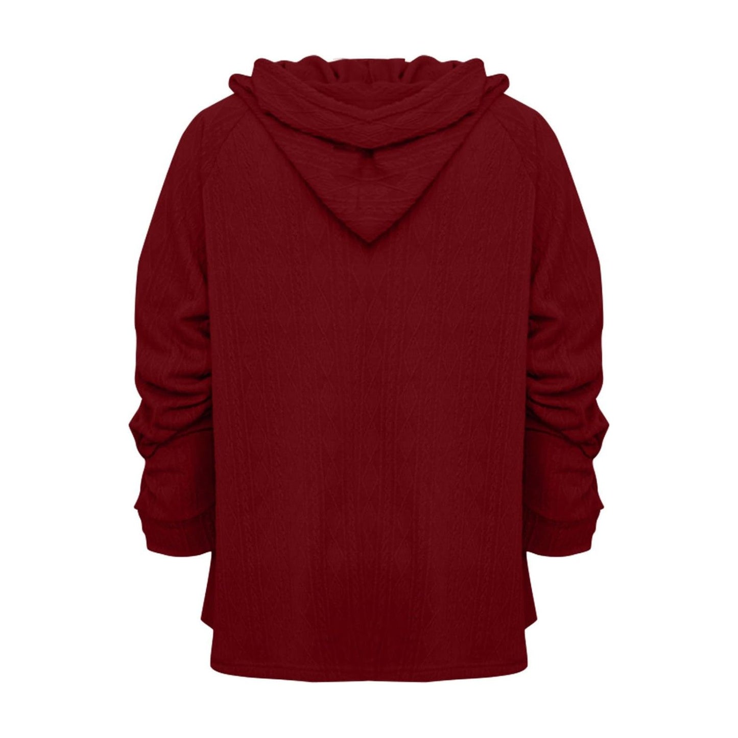 Full Size Drawstring Long Sleeve Hoodie