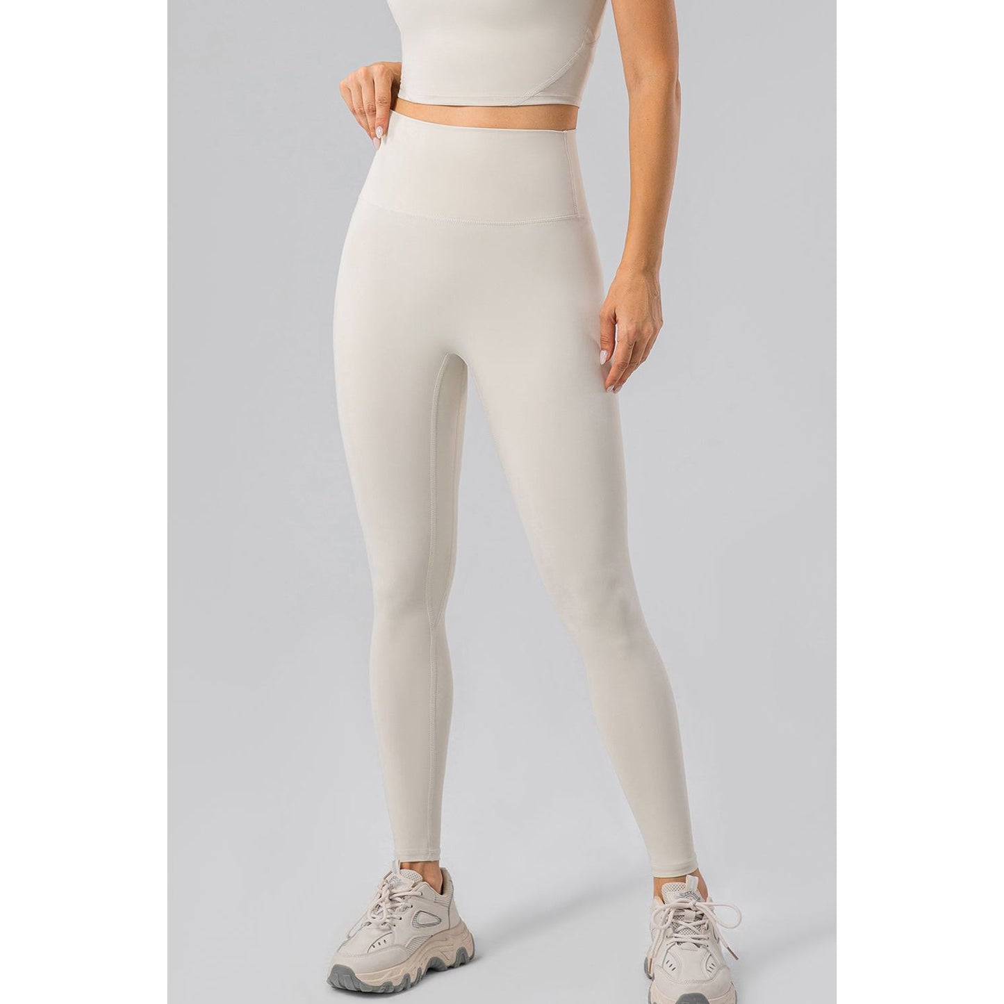 High Waist Wide Waistband Active Leggings