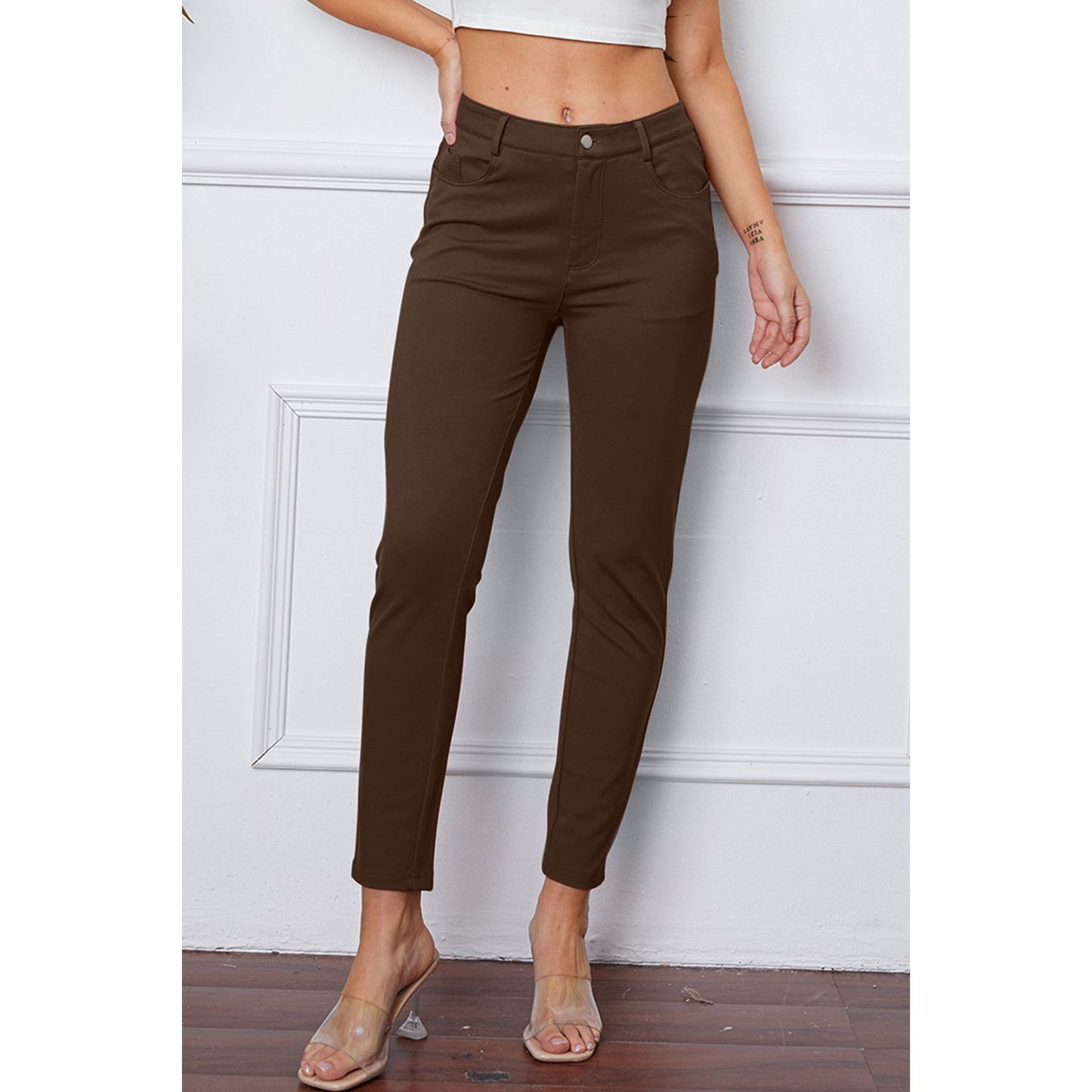 StretchyStitch Pants by Basic Bae