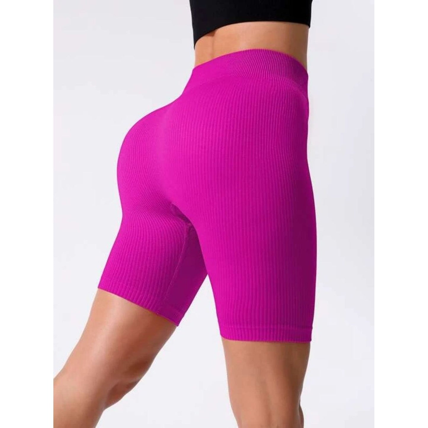 High Waist Active Shorts