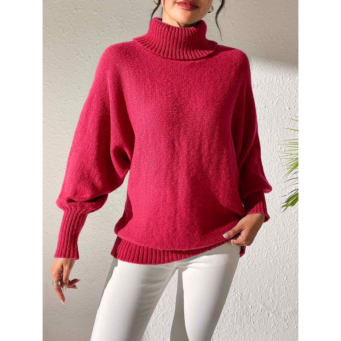 Turtleneck Long Sleeve Sweater