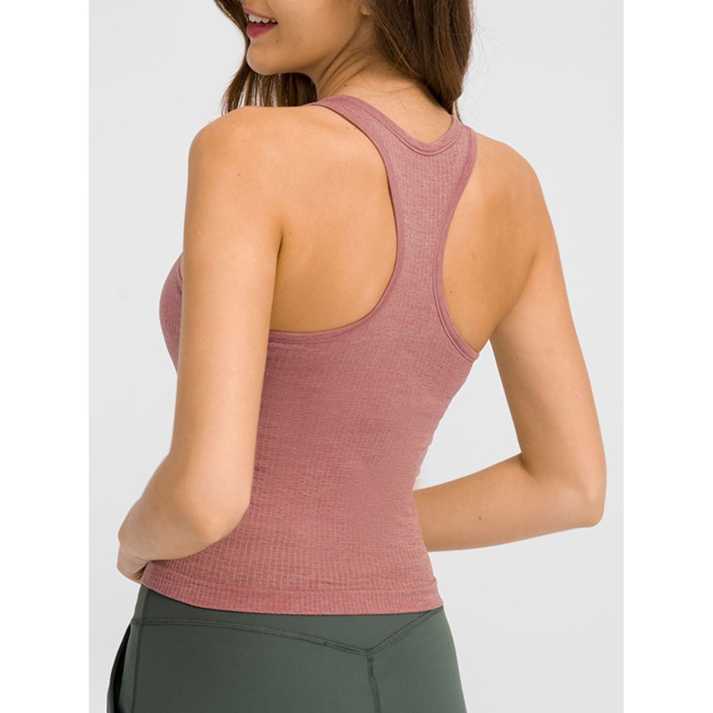 Round Neck Racerback Active Tank