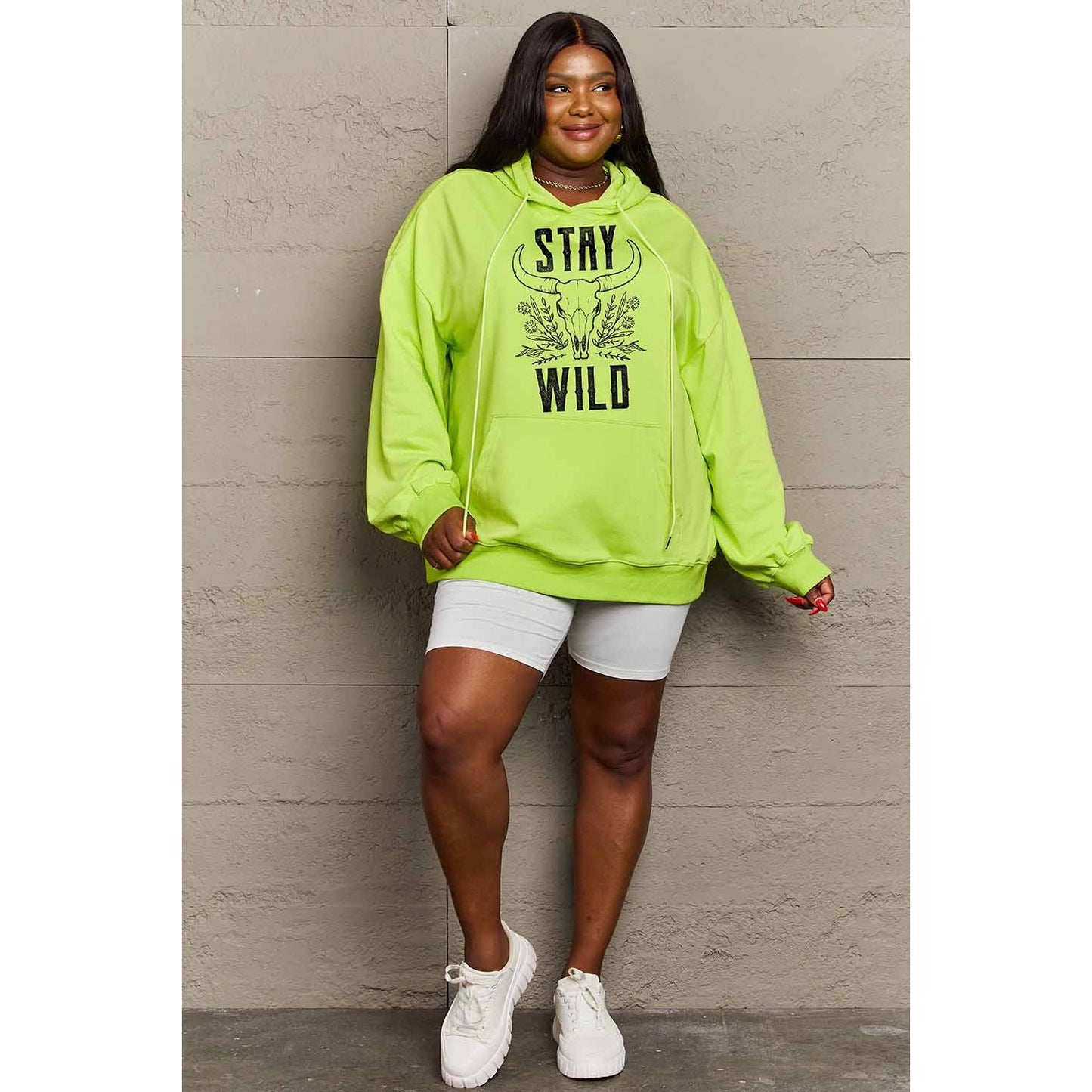 Simply Love Simply Love Full Size STAY WILD Graphic Hoodie