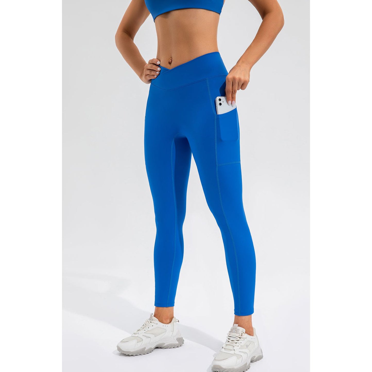 High Waist Active Leggings with Pockets