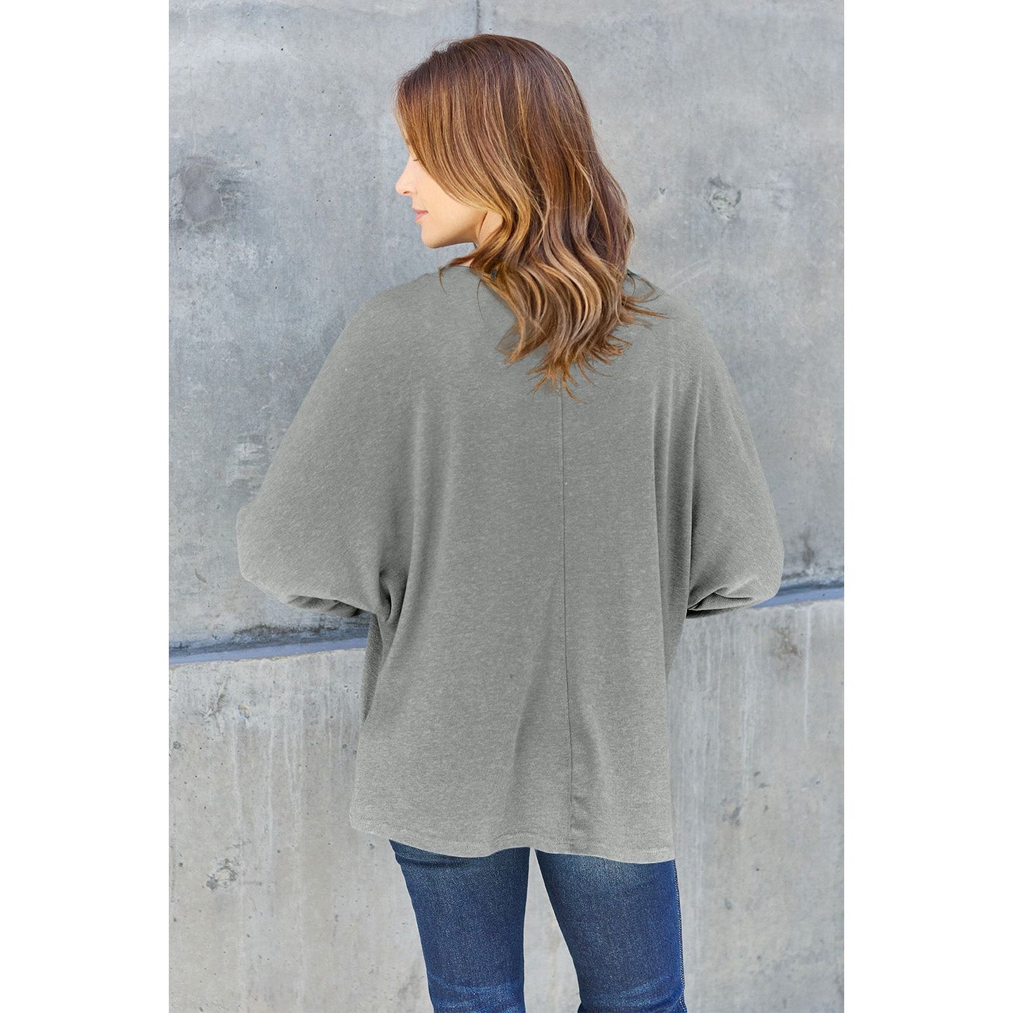 Double Take Full Size Round Neck Long Sleeve T-Shirt