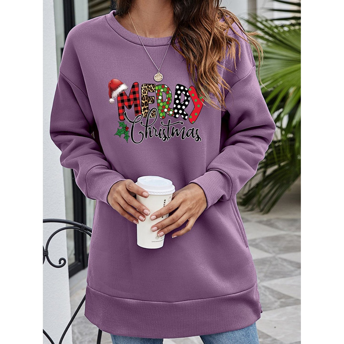 MERRY CHRISTMAS Graphic Sweatshirt