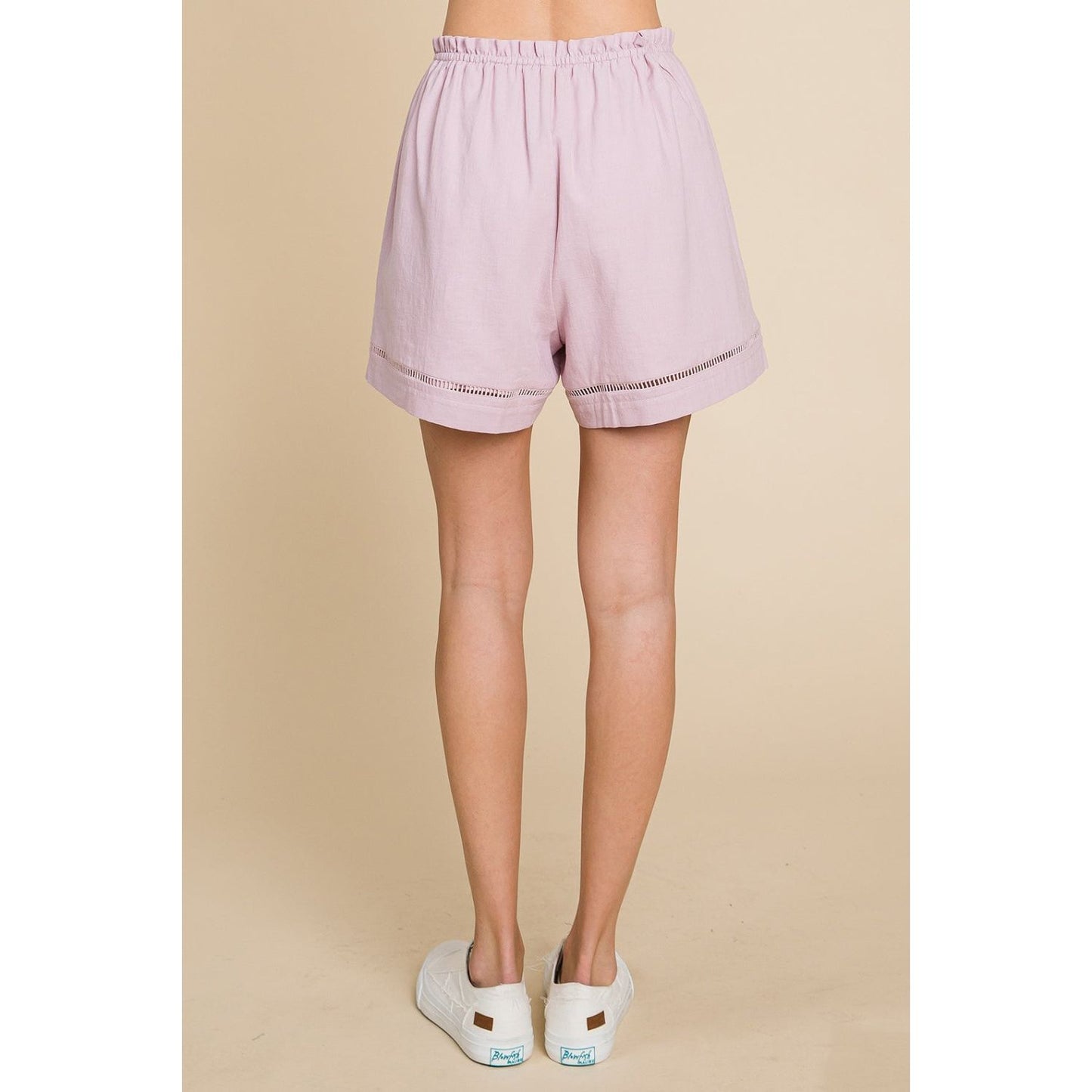 Cotton Bleu by Nu Lab High Waist Drawstring Shorts