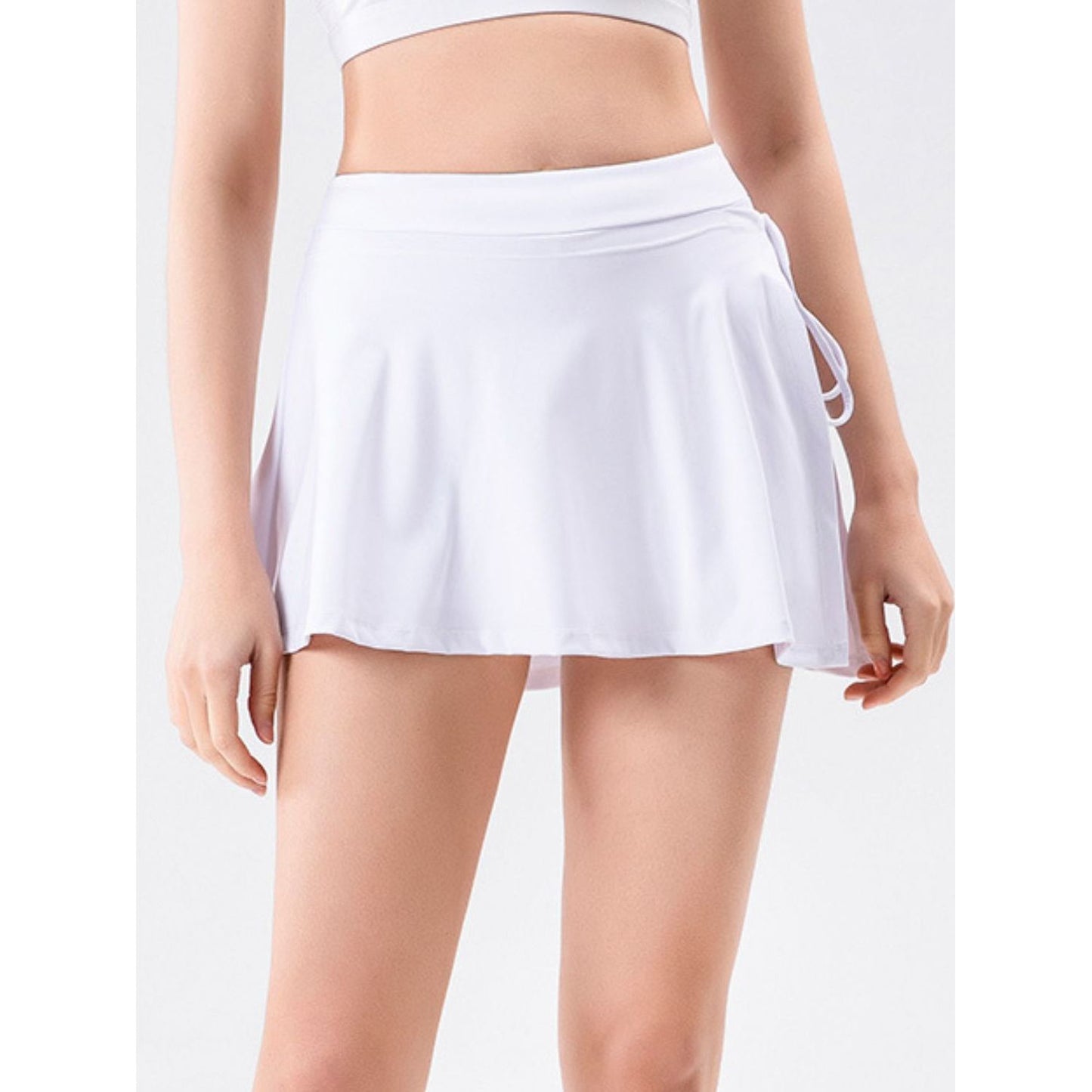 High Waist Active Skort with Pockets