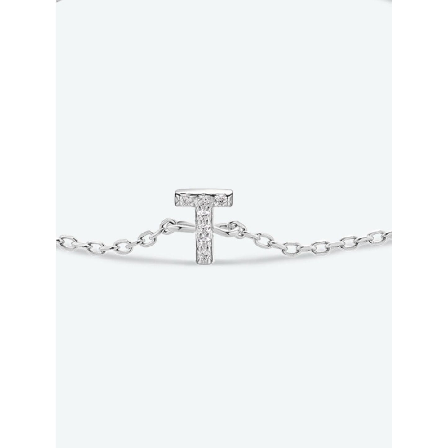 Q To U Zircon 925 Sterling Silver Bracelet