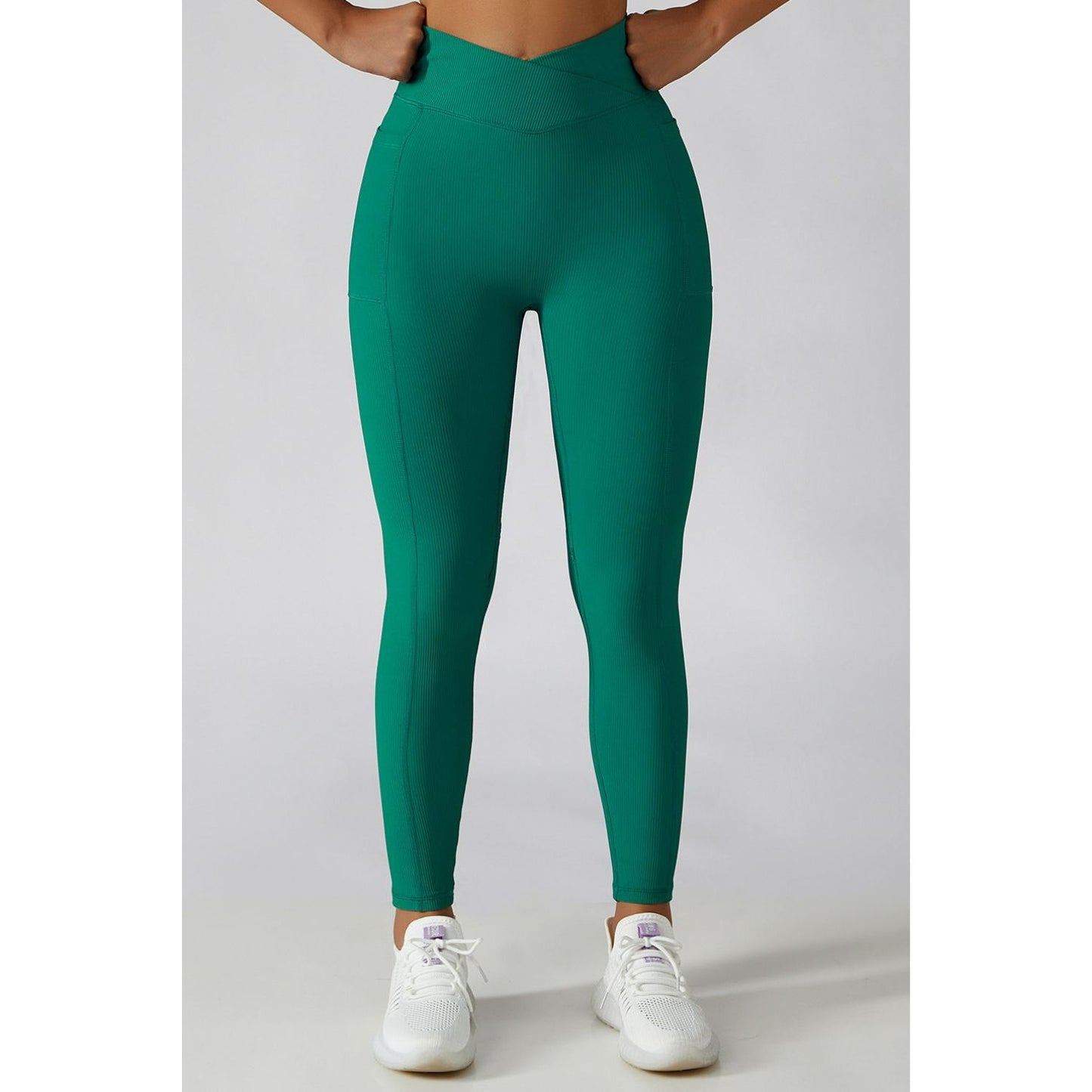 Basic Bae Crossover Waist Active Leggings