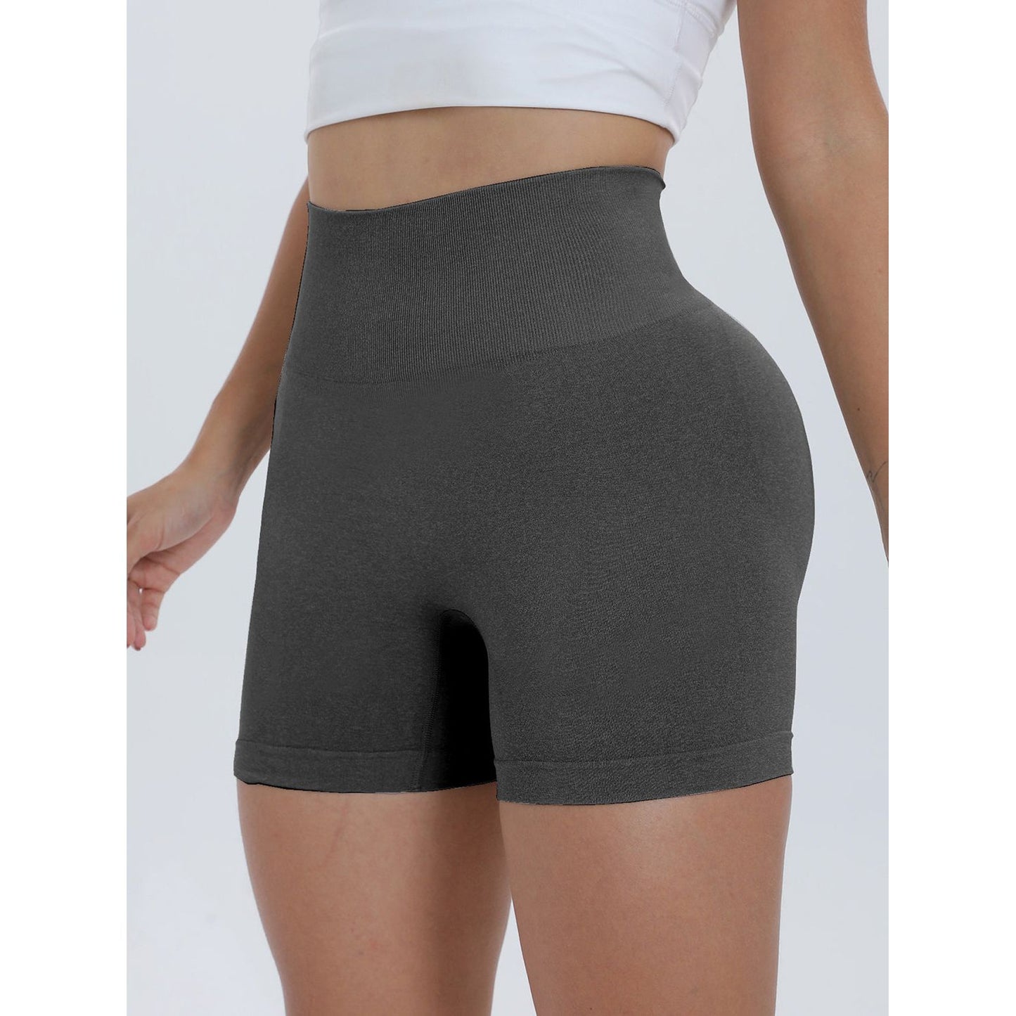 High Waist Active Shorts