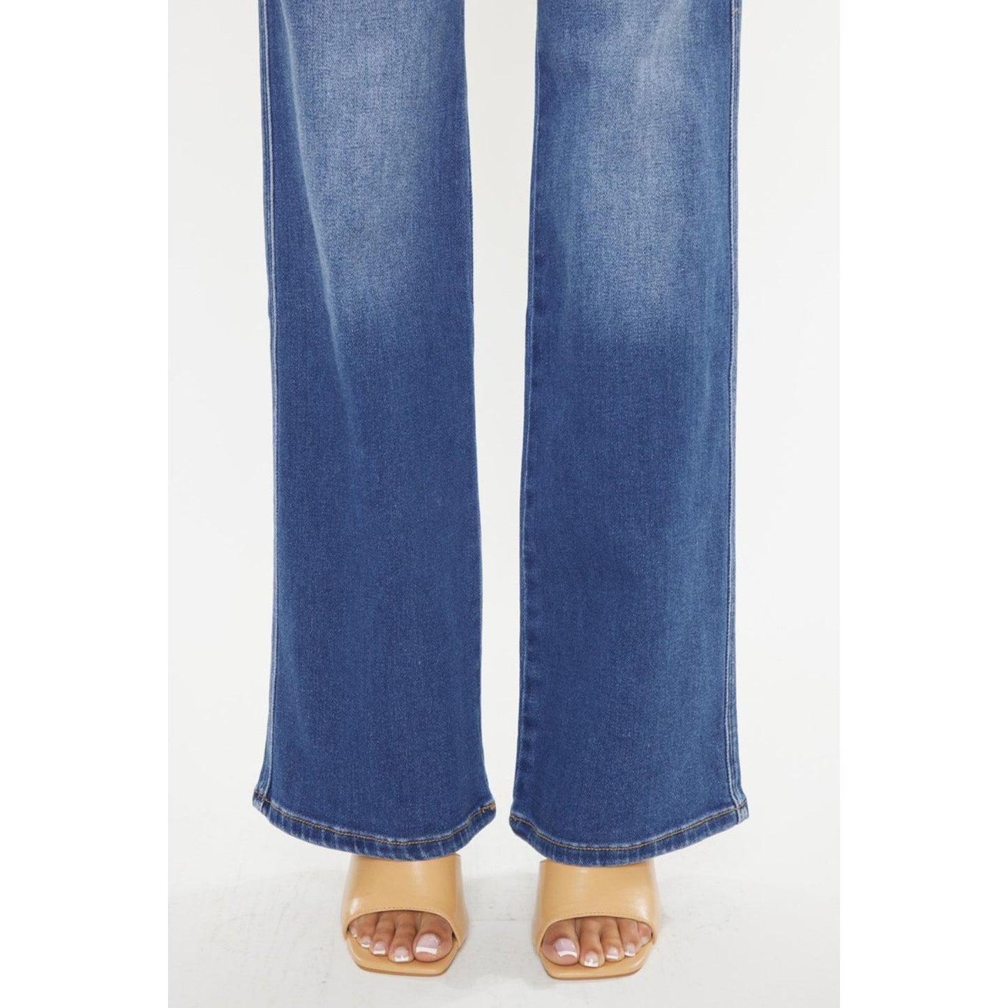 Kancan Ultra High Waist Gradient Flare Jeans