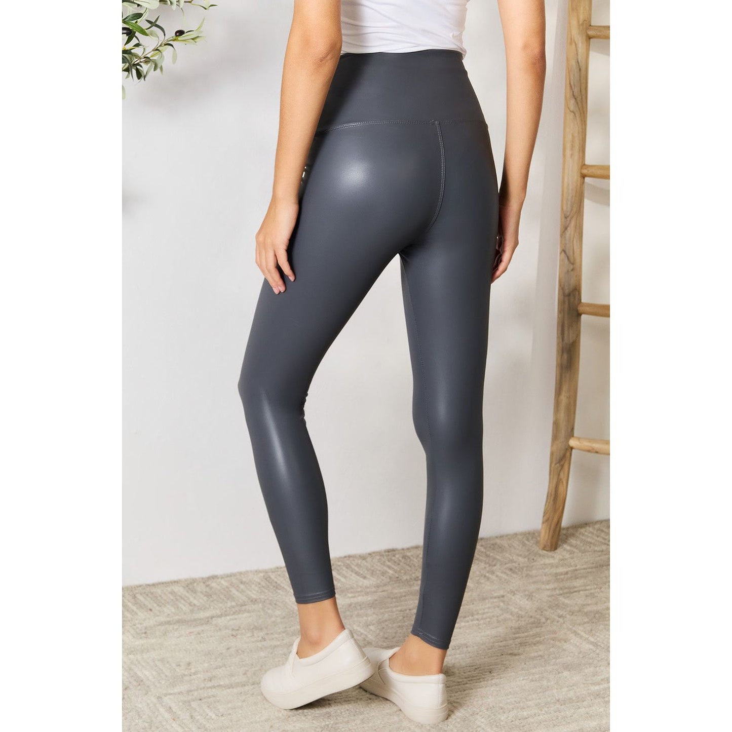 LOVEIT Full Size Wide Waistband High Waist Leggings