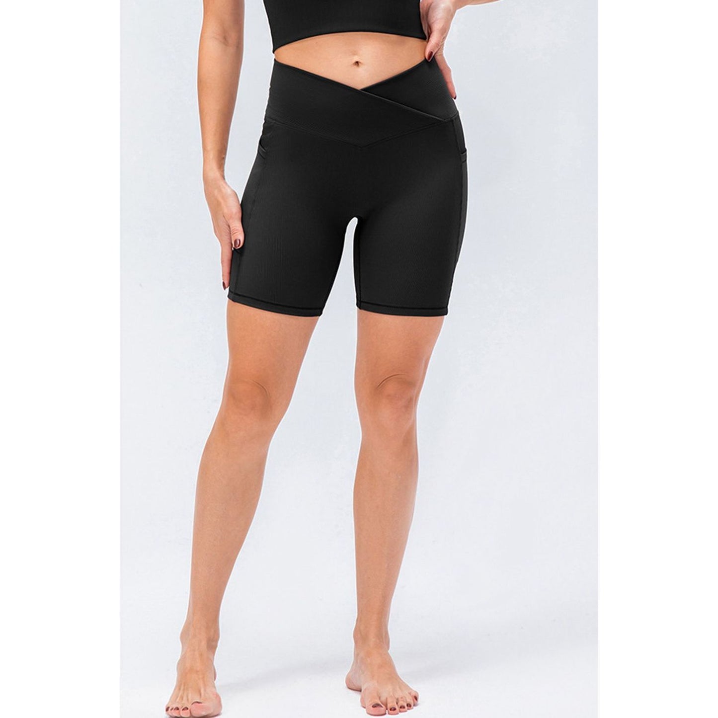 Slim Fit V-Waistband Sports Shorts