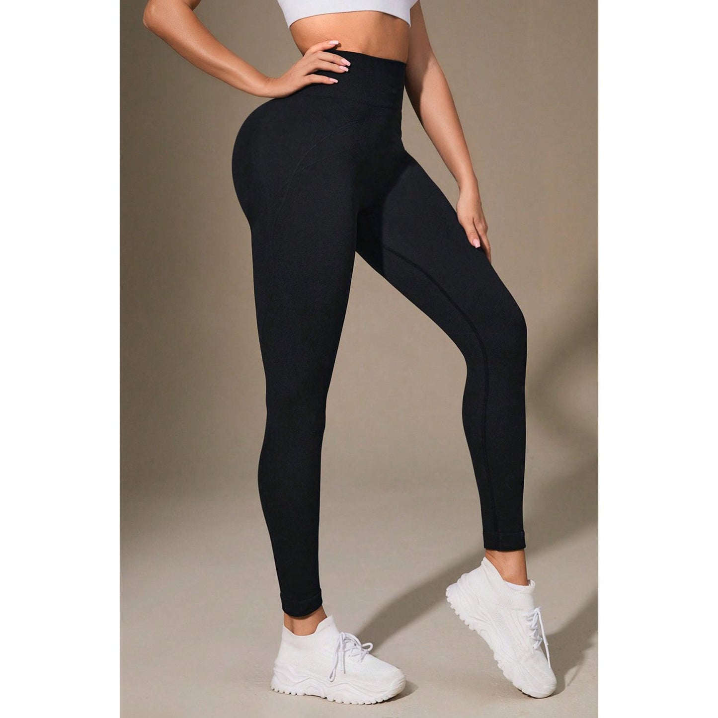 Wide Waistband Sports Leggings