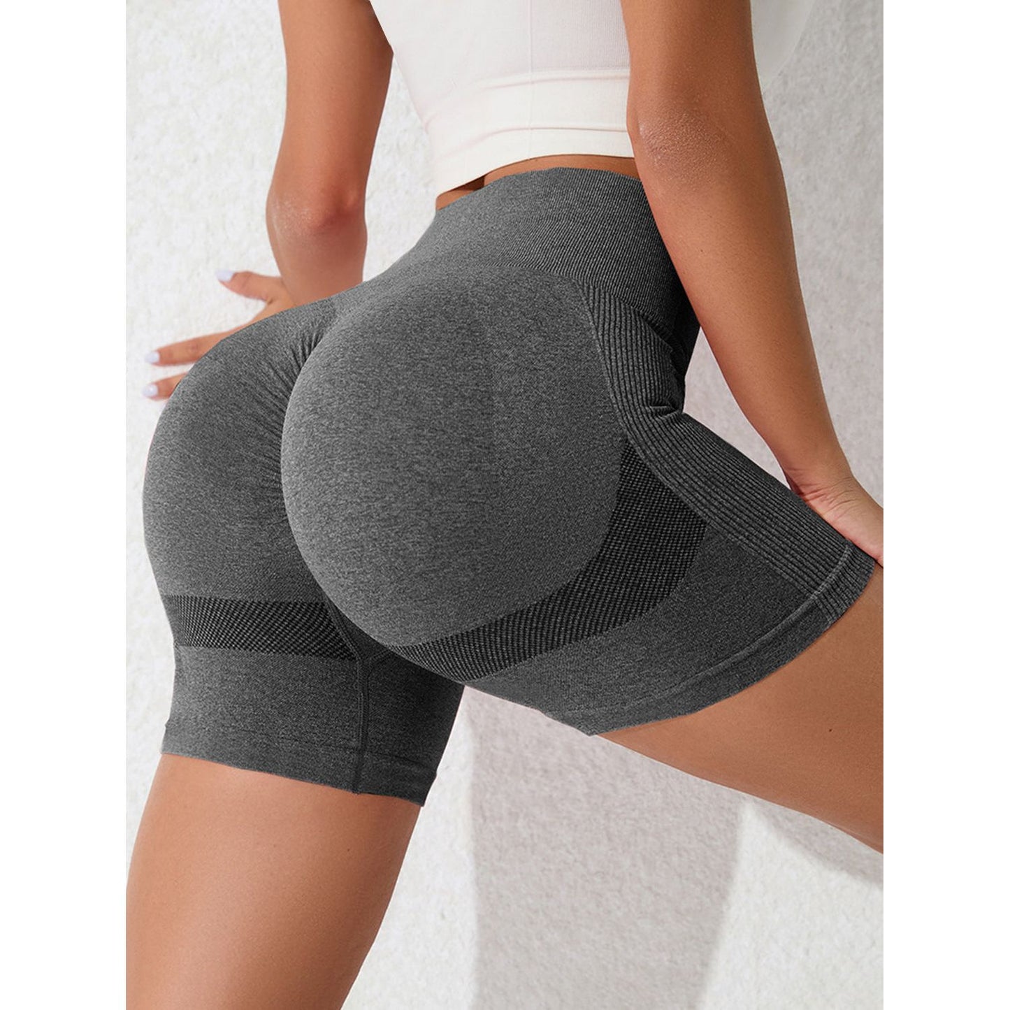 High Waist Active Shorts