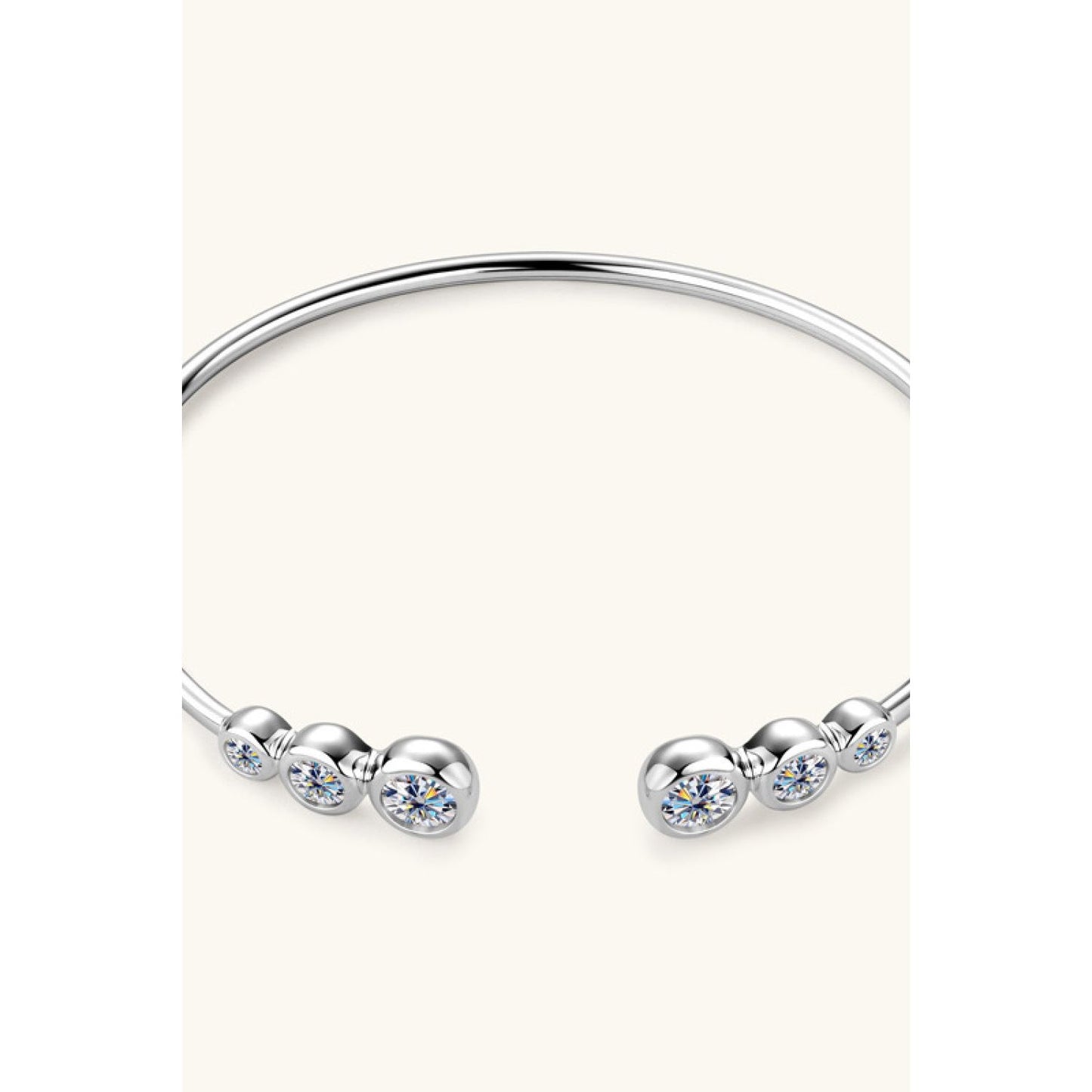 1.8 Carat Moissanite 925 Sterling Silver Bracelet