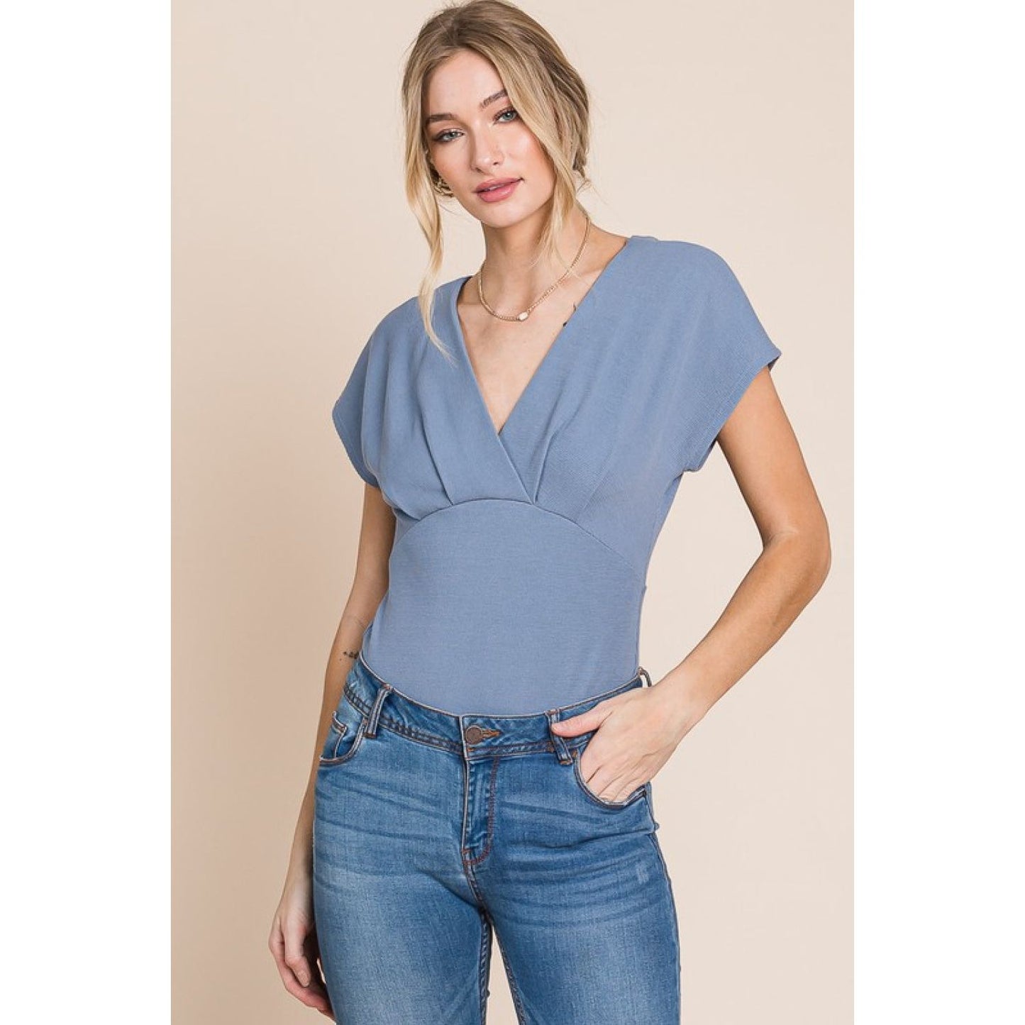 HEYSON Flatter Me Thermal V-Neck Bodysuit