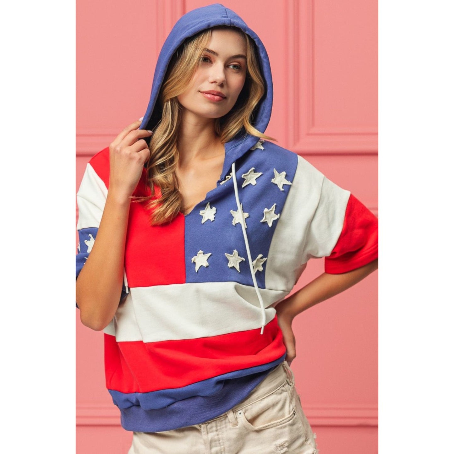 BiBi American Flag Theme Hoodie