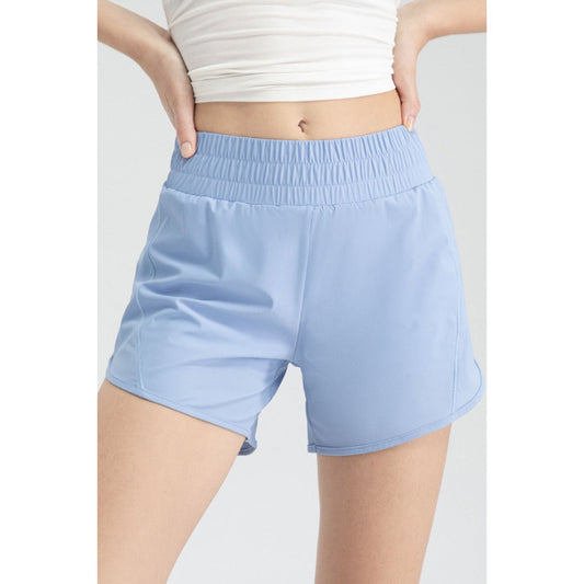 Elastic Waist Active Shorts