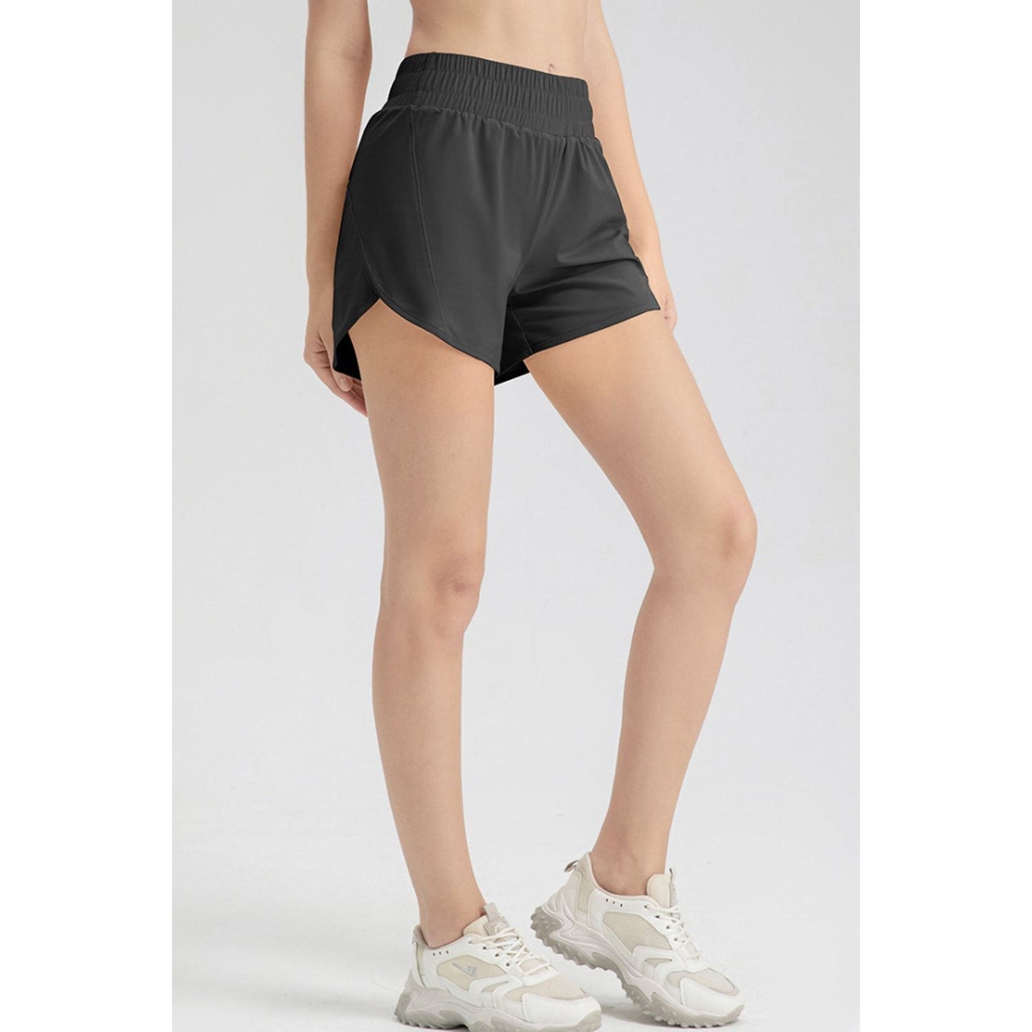 Elastic Waist Active Shorts