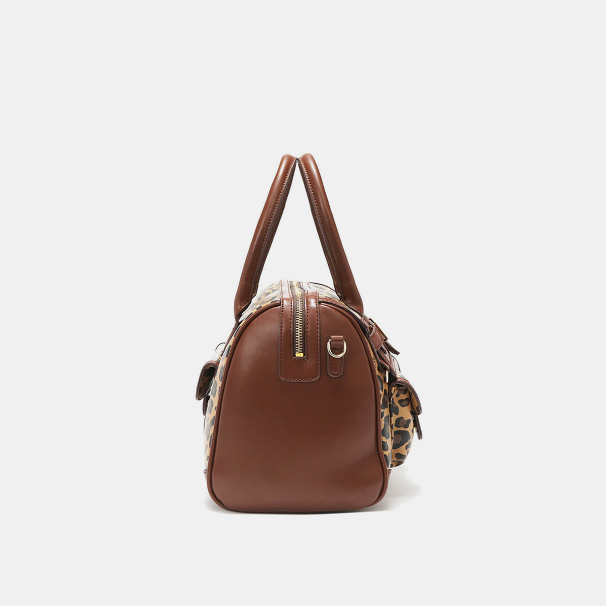 Nicole Lee USA Leopard Boston Bag