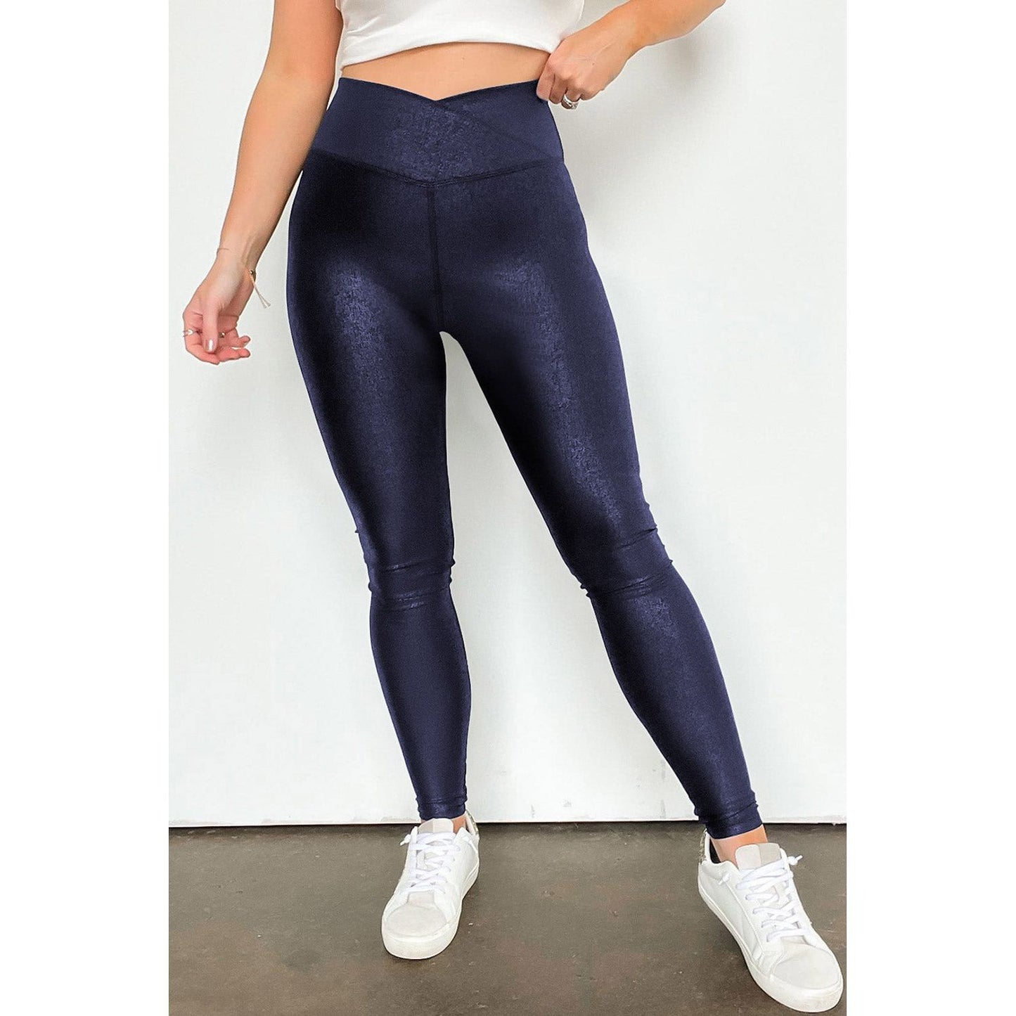 Solid High Waist Leggings